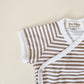 Baby Bodysuit - Short Sleeves - Striped - Petit Filippe