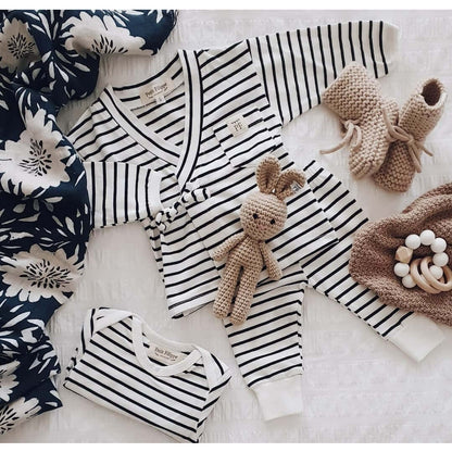 Baby - Loungewear Set - Breton Stripes - Petit Filippe