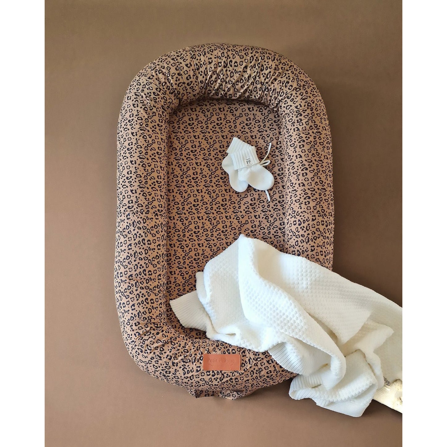 Baby Nest Cover - Leopard - Petit Filippe