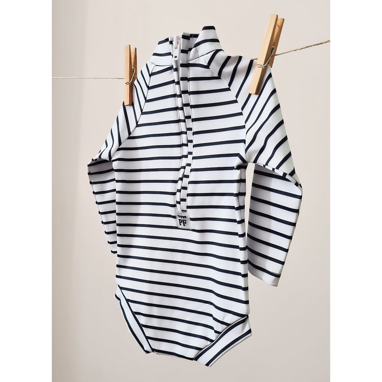 Baby Swimsuit - UPF50+ - Breton Stripes - Petit Filippe