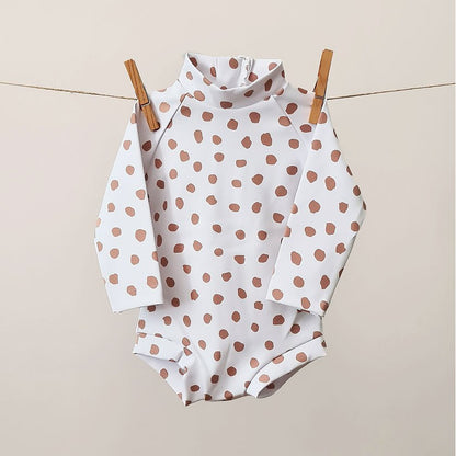 Baby Swimsuit - UPF50+ - Dots - Petit Filippe