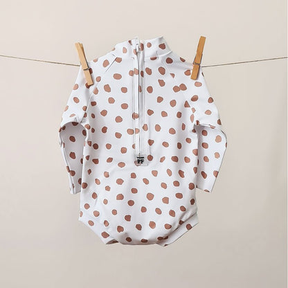 Baby Swimsuit - UPF50+ - Dots - Petit Filippe
