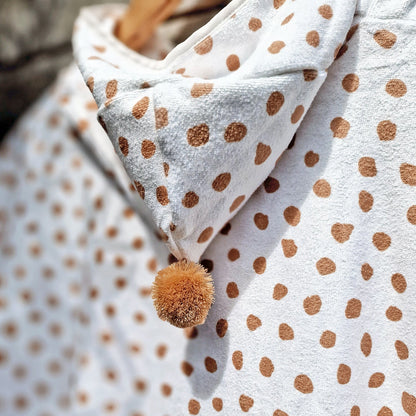Bath & Beach Poncho - Cotton - Dots - Petit Filippe