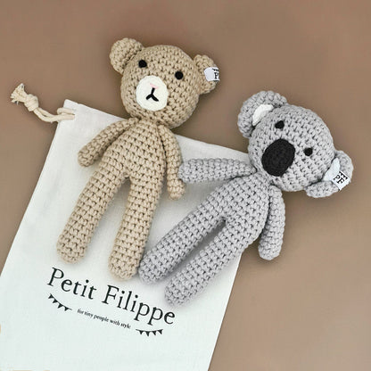 Crochet Cuddly Friends - Cotton - Set of 2 - Petit Filippe