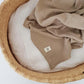 Knitted Blanket - Cotton - 130 x 80 cm - Beige - Petit Filippe