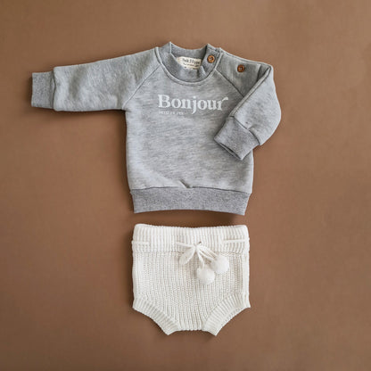 Knitted Bloomers - Cotton - Ivory - Petit Filippe