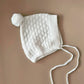 Knitted Bonnet - Cotton - Ivory - Petit Filippe