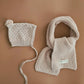 Knitted Scarf - Cotton - Oatmeal - Petit Filippe