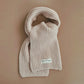 Knitted Scarf - Cotton - Oatmeal - Petit Filippe