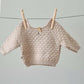 Knitted Sweater - Cotton - Oatmeal - Petit Filippe
