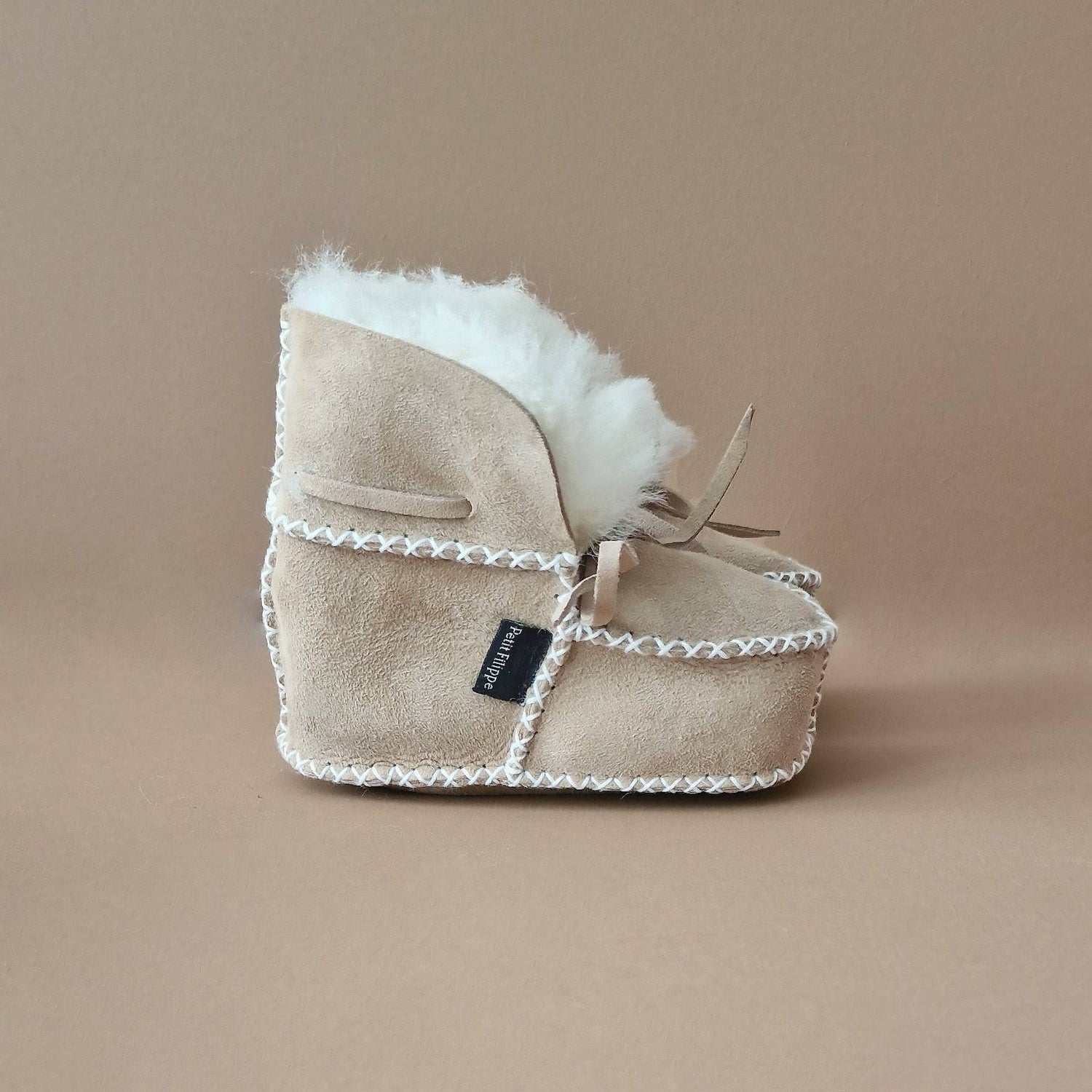 Baby - Lammy Booties - Light Beige - Petit Filippe