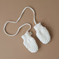 Baby Mittens - Cotton & Fleece - Ivory - Petit Filippe