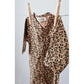 Newborn - Knotted Sleep Gown - Leopard - Petit Filippe