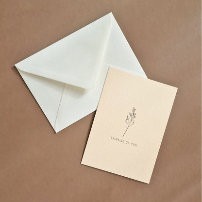 Postcard & Envelope - Thinking of You - Petit Filippe