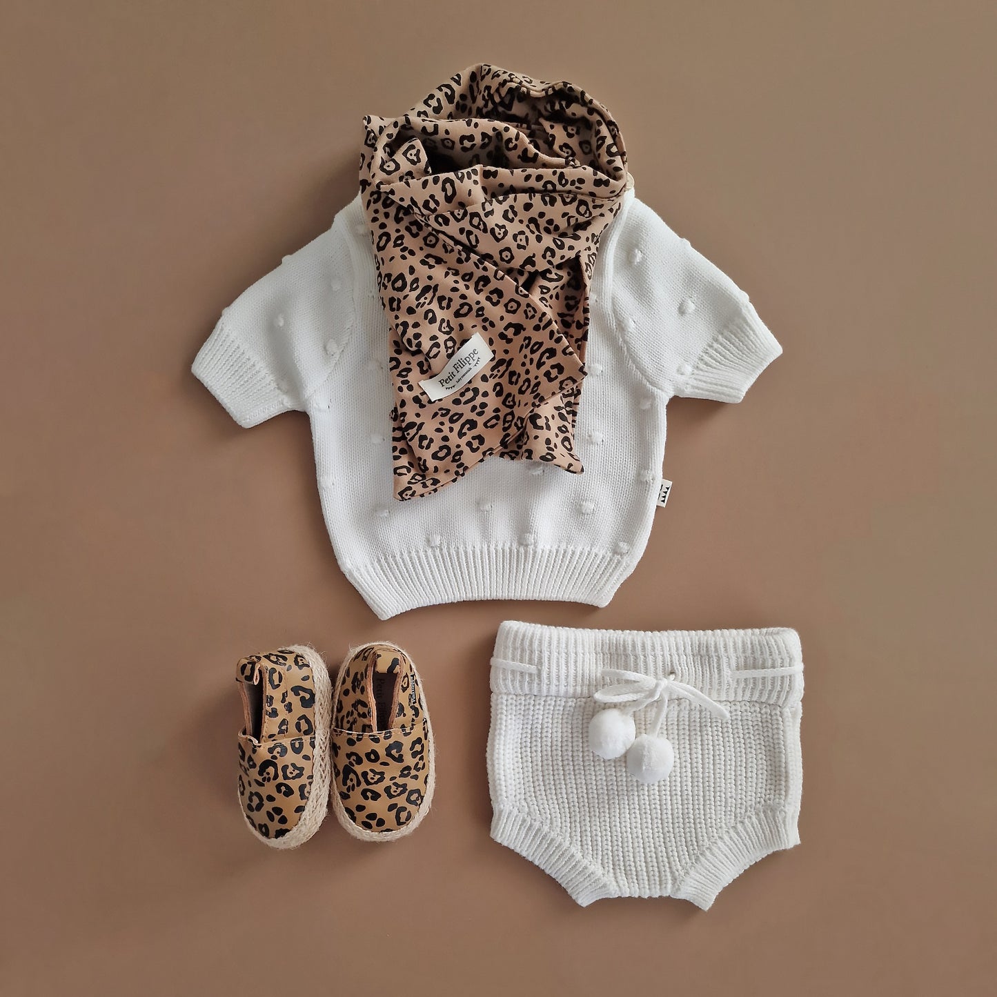 Baby - Leather Espadrilles - Leopard - Petit Filippe