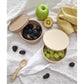 Silicone Snack & Meal Box - Set of 2 - Oatmeal/Taupe - Petit Filippe