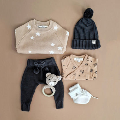 Starry Sweater - Cotton - Beige - Petit Filippe