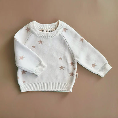 Starry Sweater - Cotton - Ivory - Petit Filippe