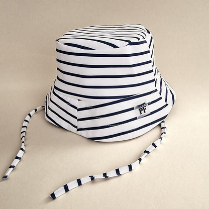 Swimwear - Bucket Hat - UPF50+ - Breton Stripes - Petit Filippe