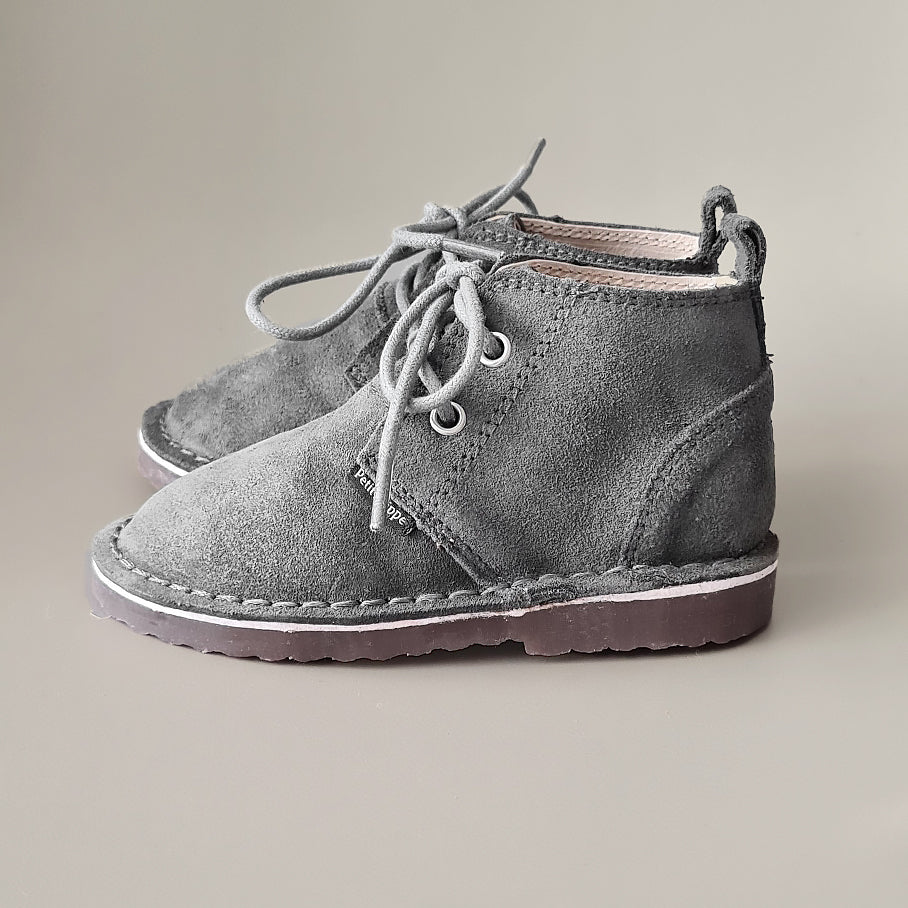 Toddlers - Desert Boots - Grey Rocks! - Petit Filippe