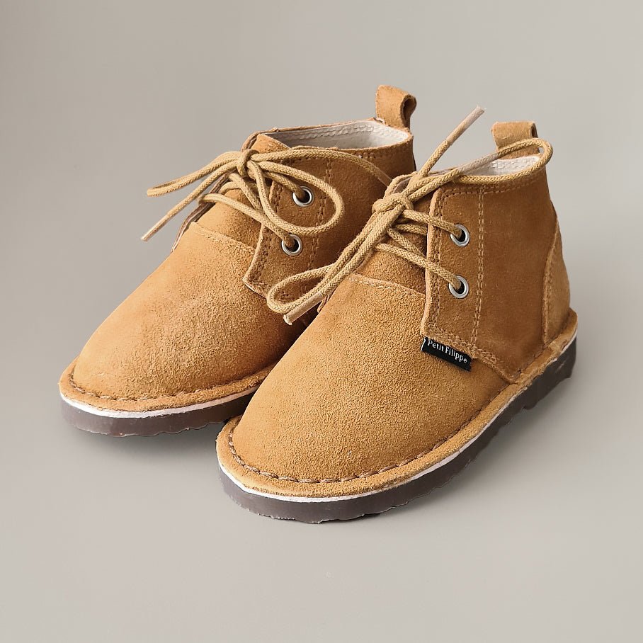 Toddlers - Desert Boots - Ochre - Petit Filippe